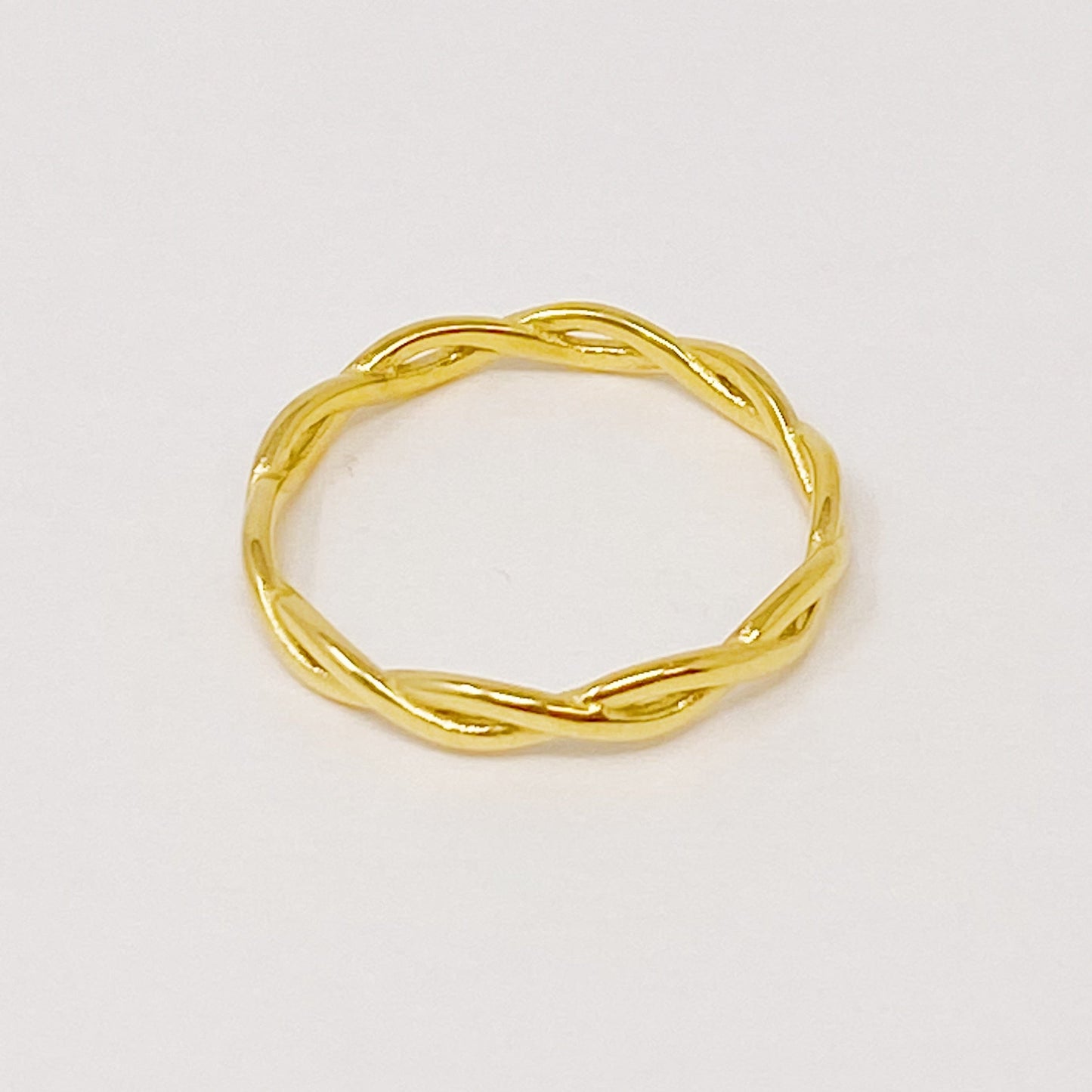 Dainty Twisted Rope Ring