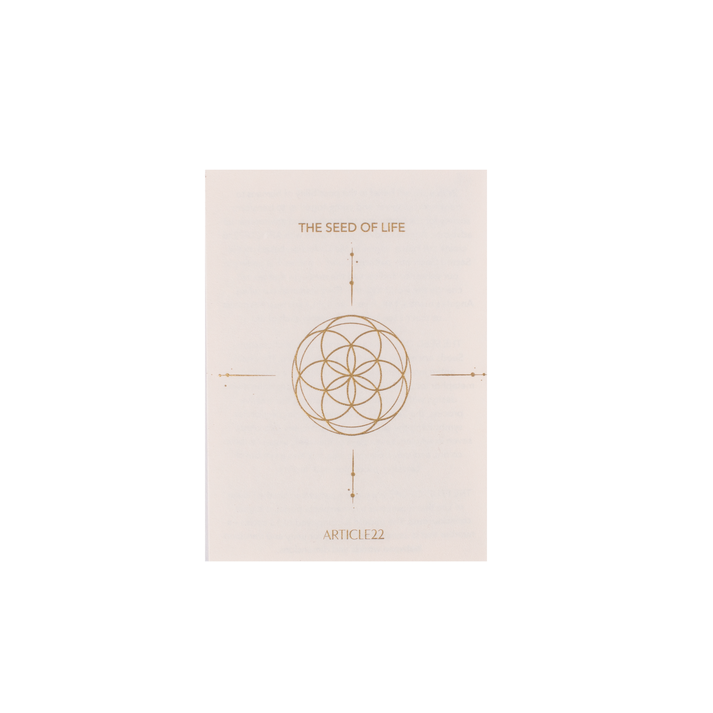 SEED OF LIFE NECKLACE WITH DIAMOND