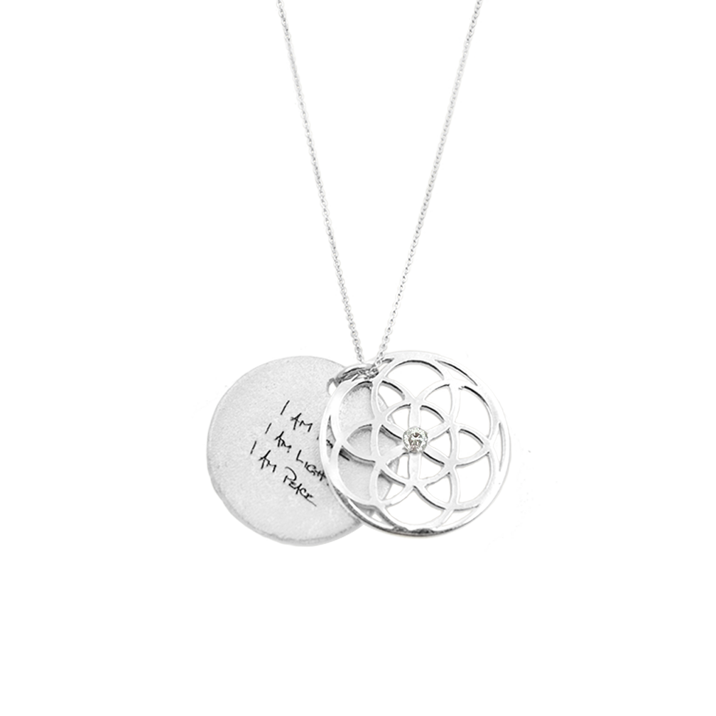 SEED OF LIFE NECKLACE WITH DIAMOND